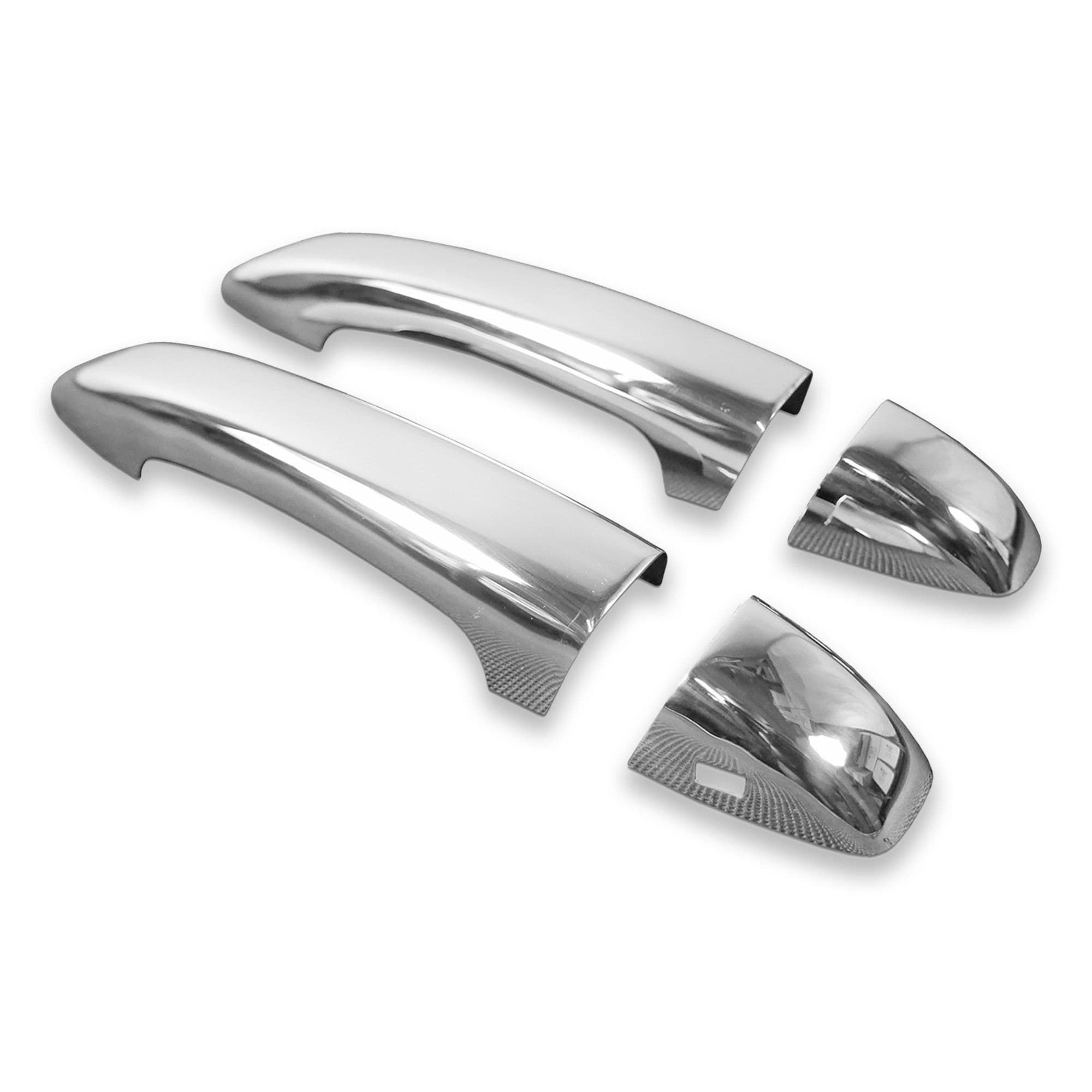 Handle covers — Chrome, Stainless steel, Polished