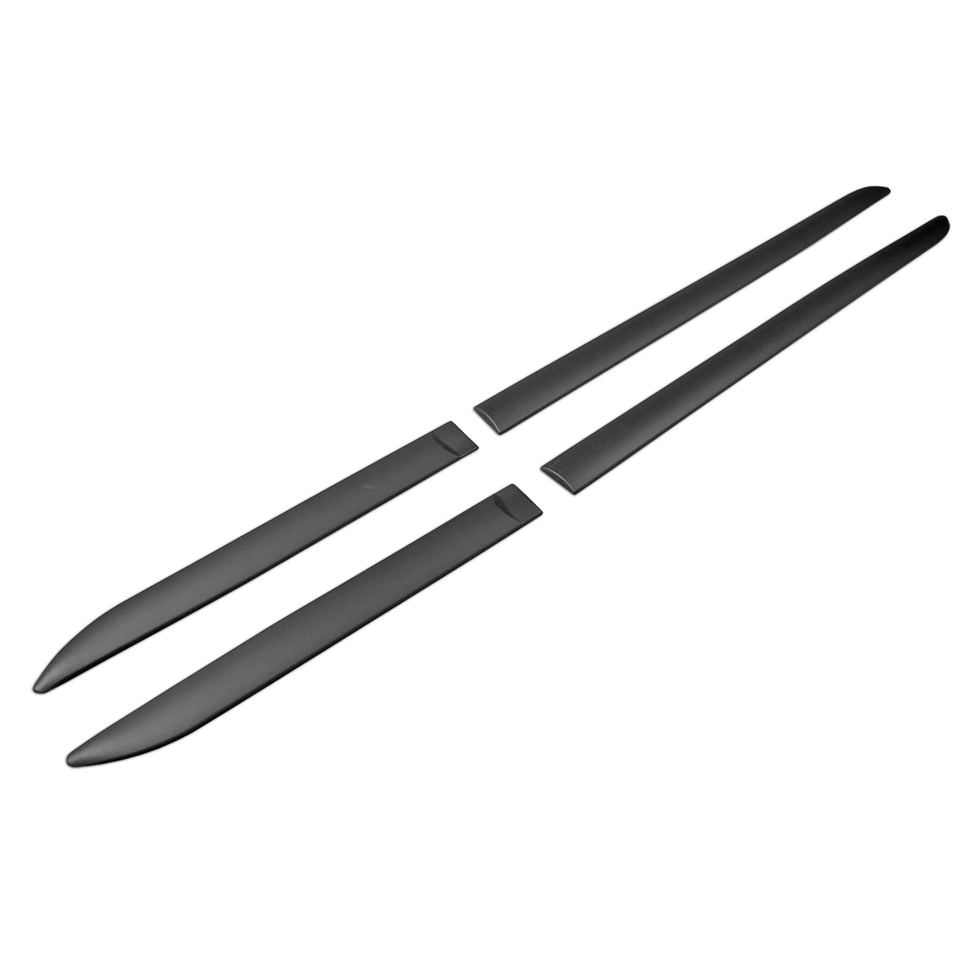 Side door trims — Black, Polyurethane composite PU, Matte