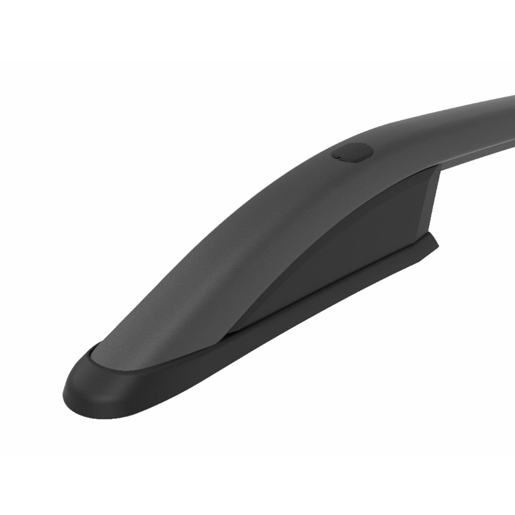 Roof rails Crown — Black, Aluminum | Plastic, Matte
