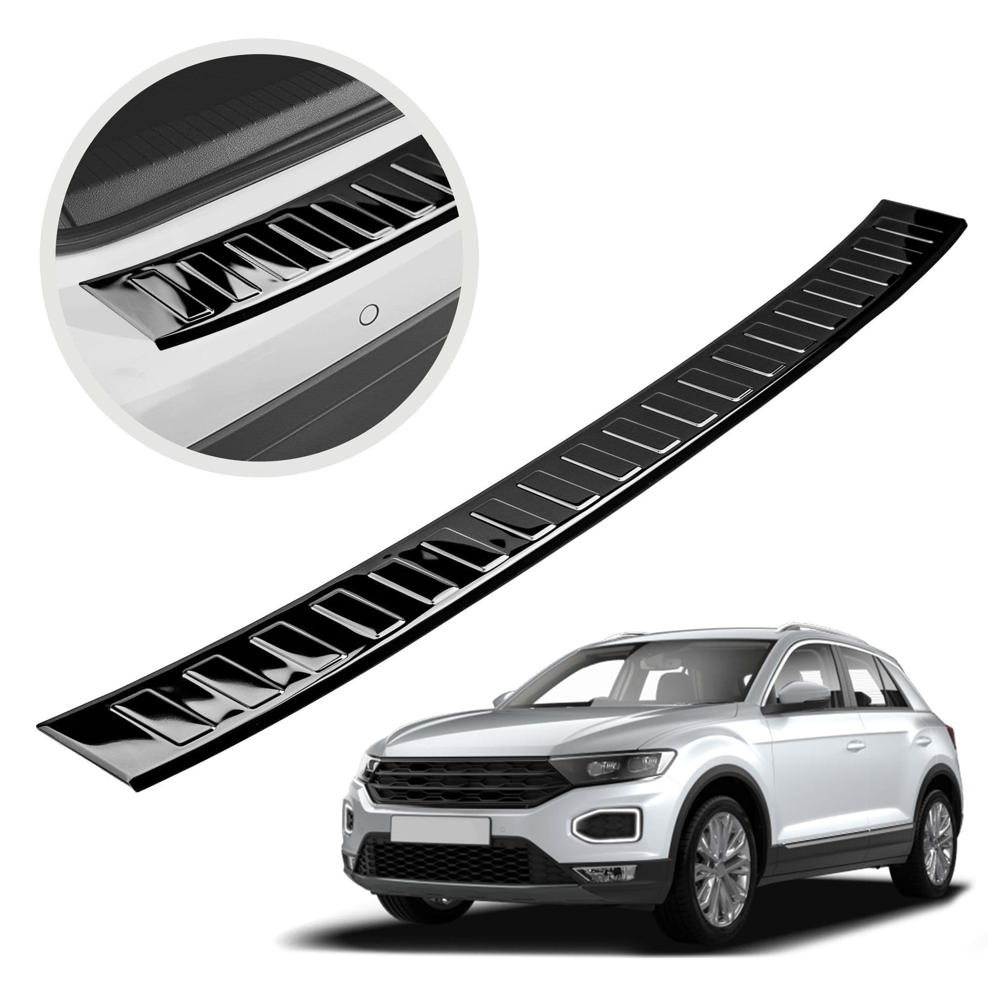 Leiste der hinteren Stoßstange — Schwarzchrom, Rostfreier Stahl, Piano Black
