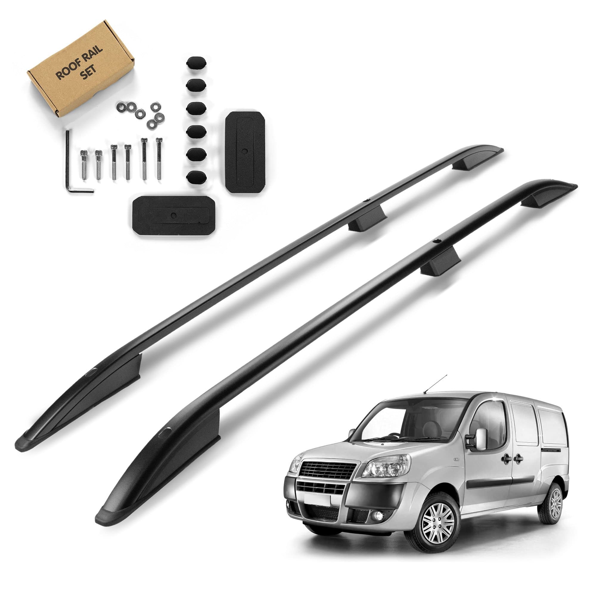 Roof rails SKYPORT — Black, Aluminum | Plastic, Painted