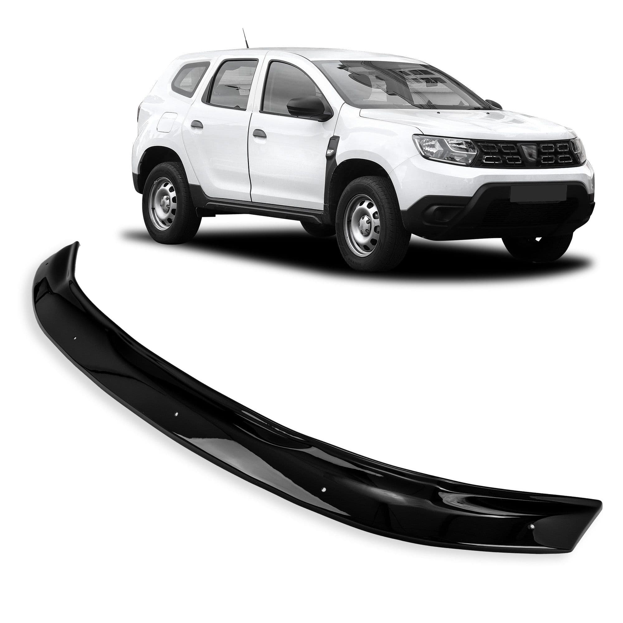 Bonnet guard — Black, ABS plastic, Shiny