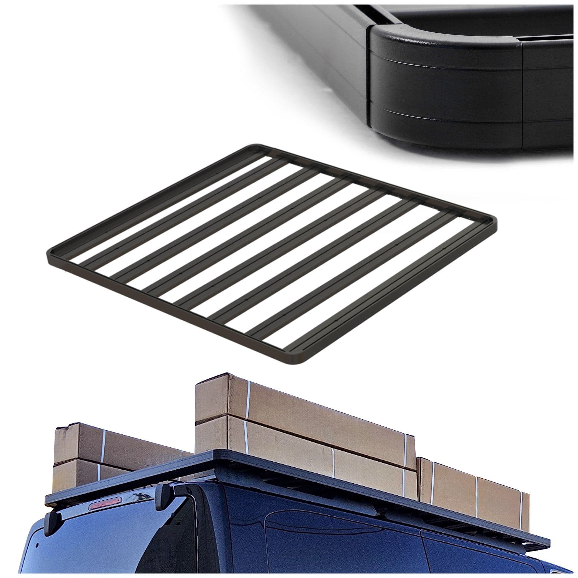 Roof platform T40 — Black, Aluminium | Steel, Powder-coated