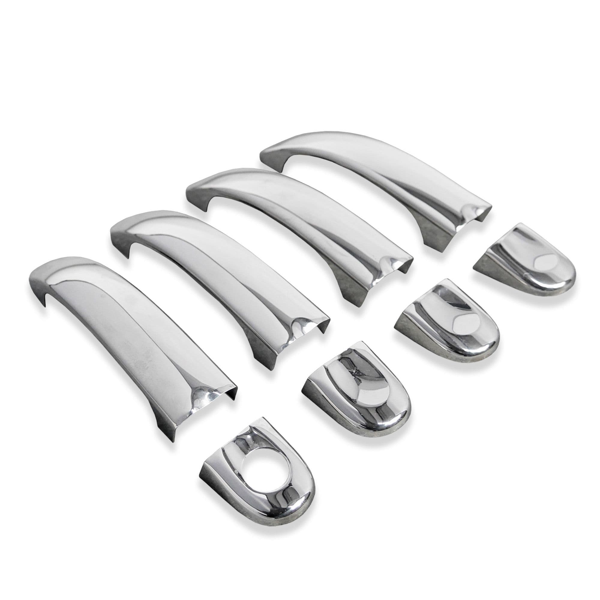 Handle covers — Chrome, Stainless steel, Polished