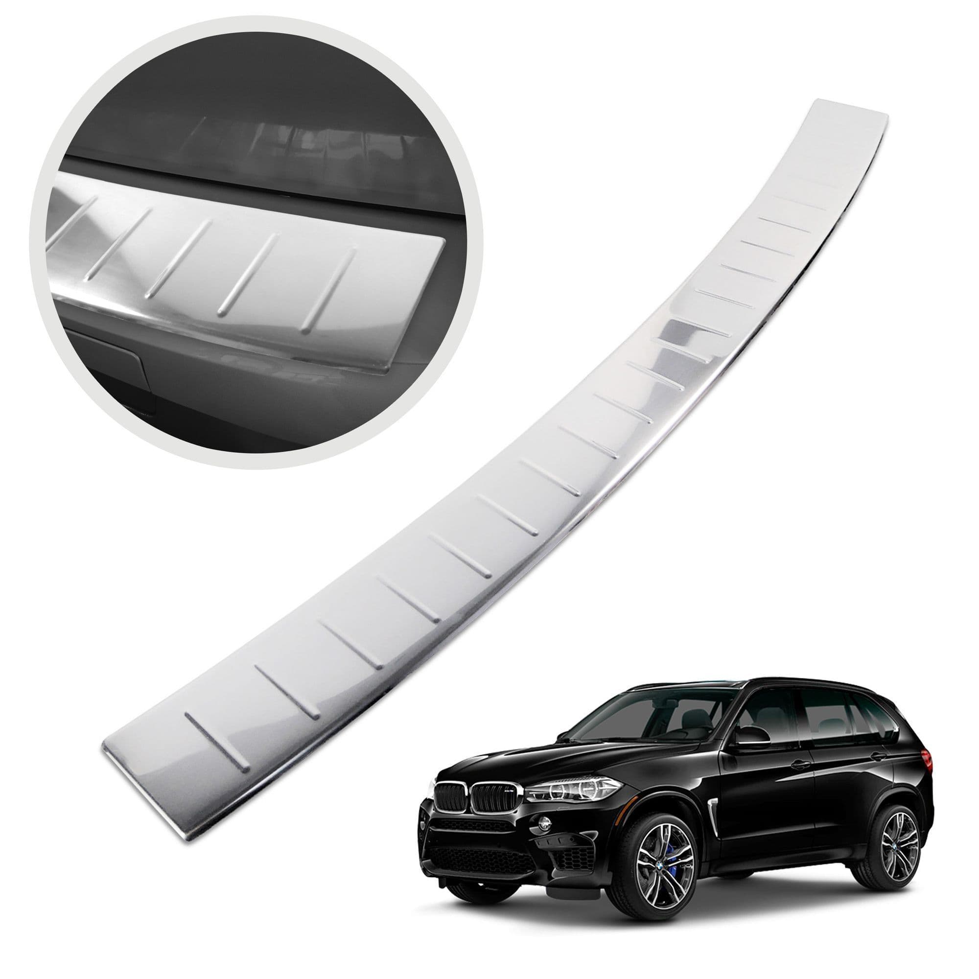 Rear bumper trim — Chrome, Stainless steel, Polished