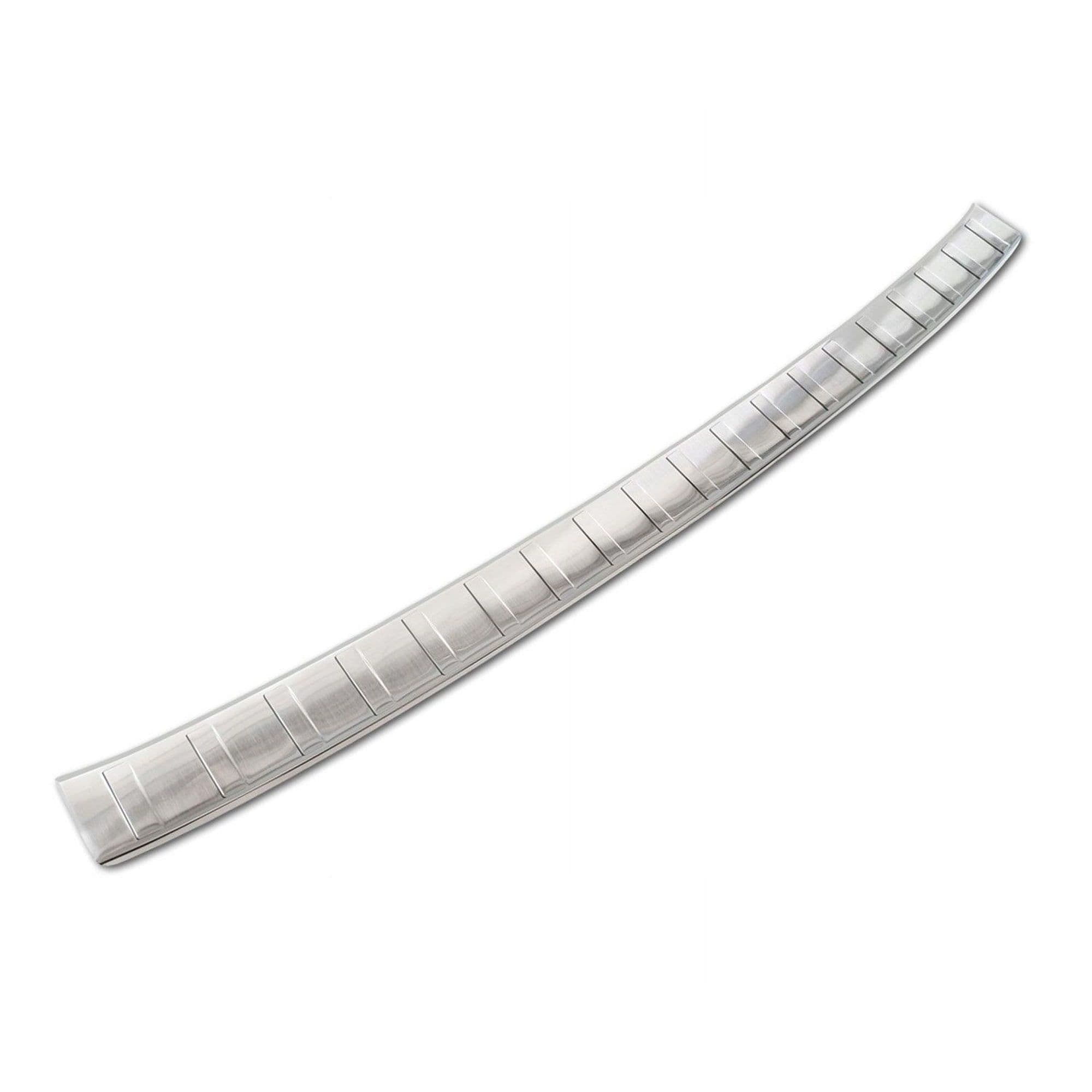 Rear bumper trim — Silver, Stainless steel, Brushed