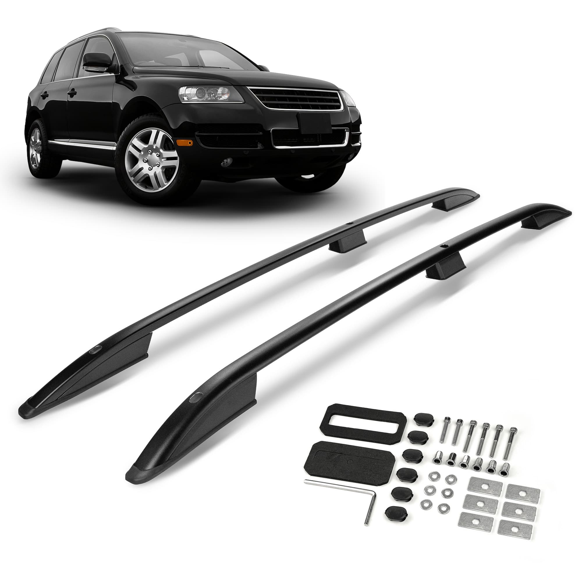 Roof rails SKYPORT — Black, Aluminum | Plastic, Painted