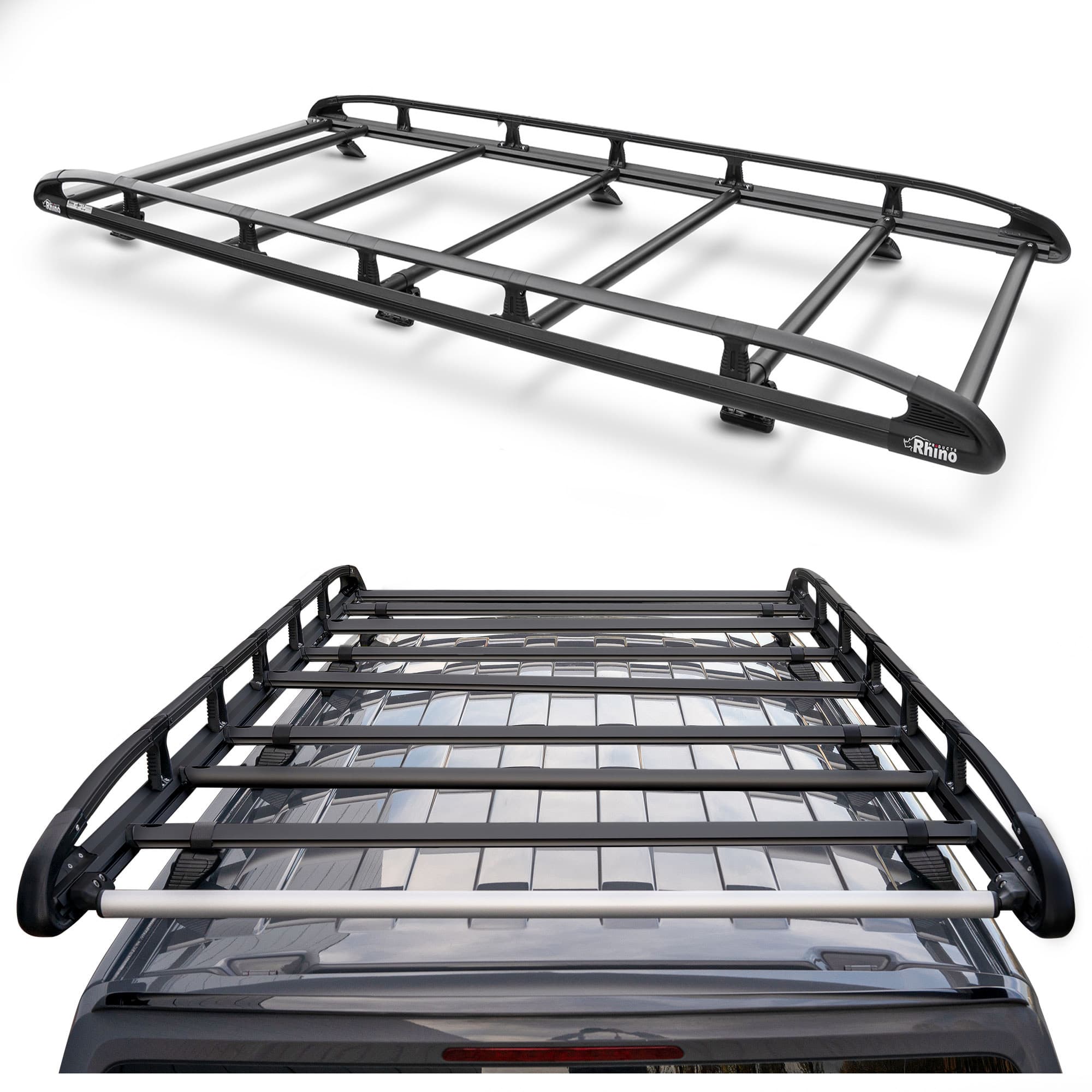 Roof platform KammRack Black — Black, Aluminum | Plastic, Painted