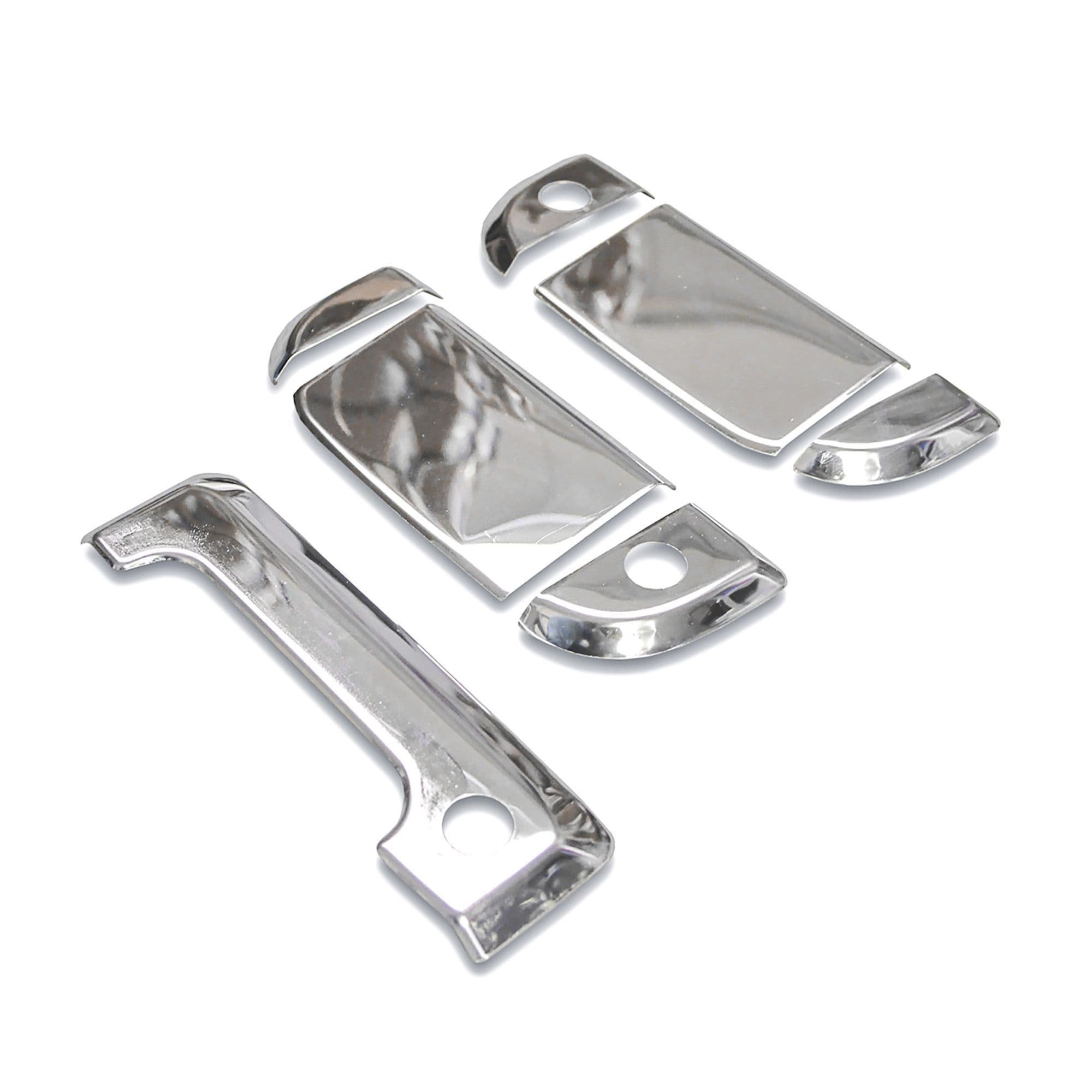 Handle covers — Chrome, Stainless steel, Polished
