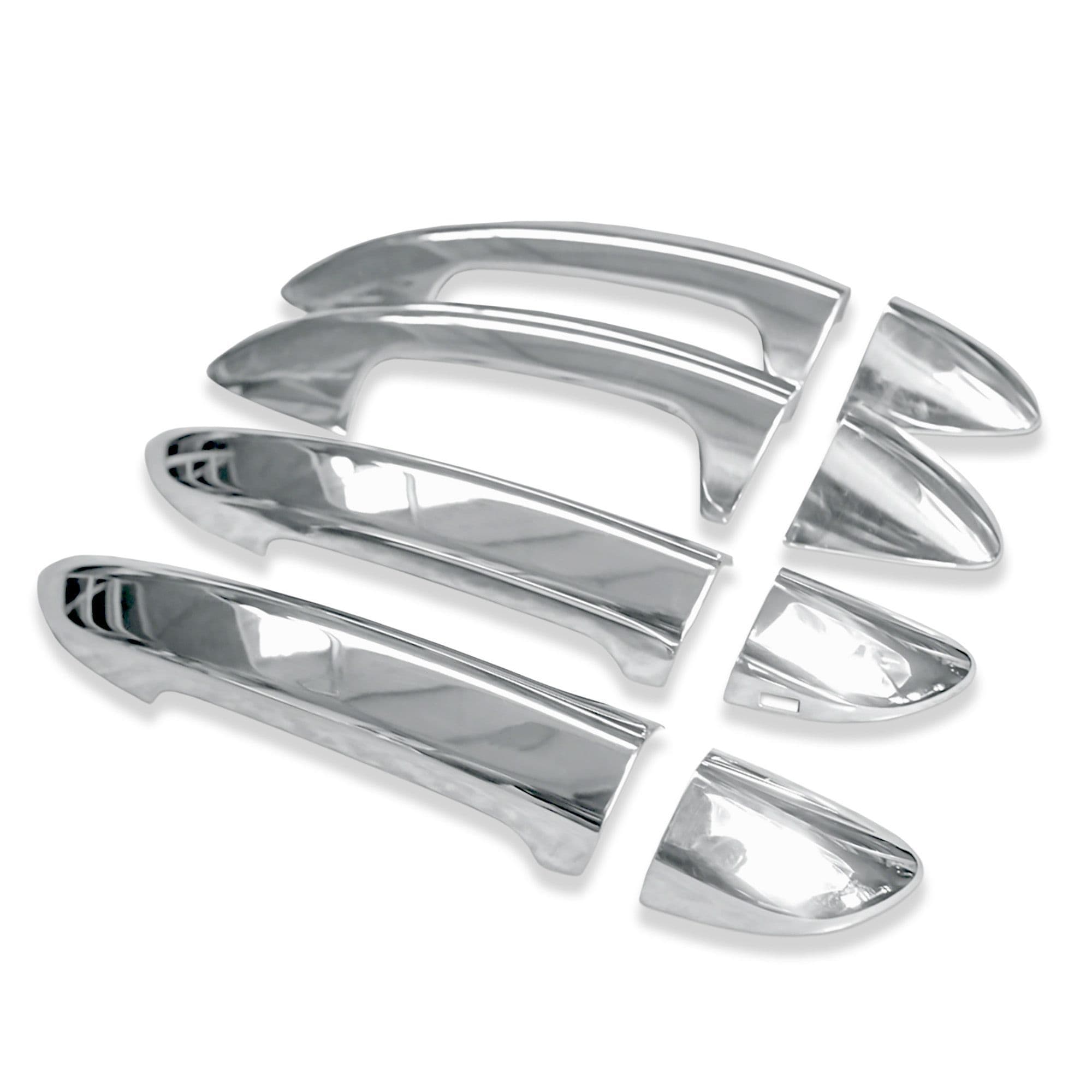Handle covers — Chrome, Stainless steel, Polished
