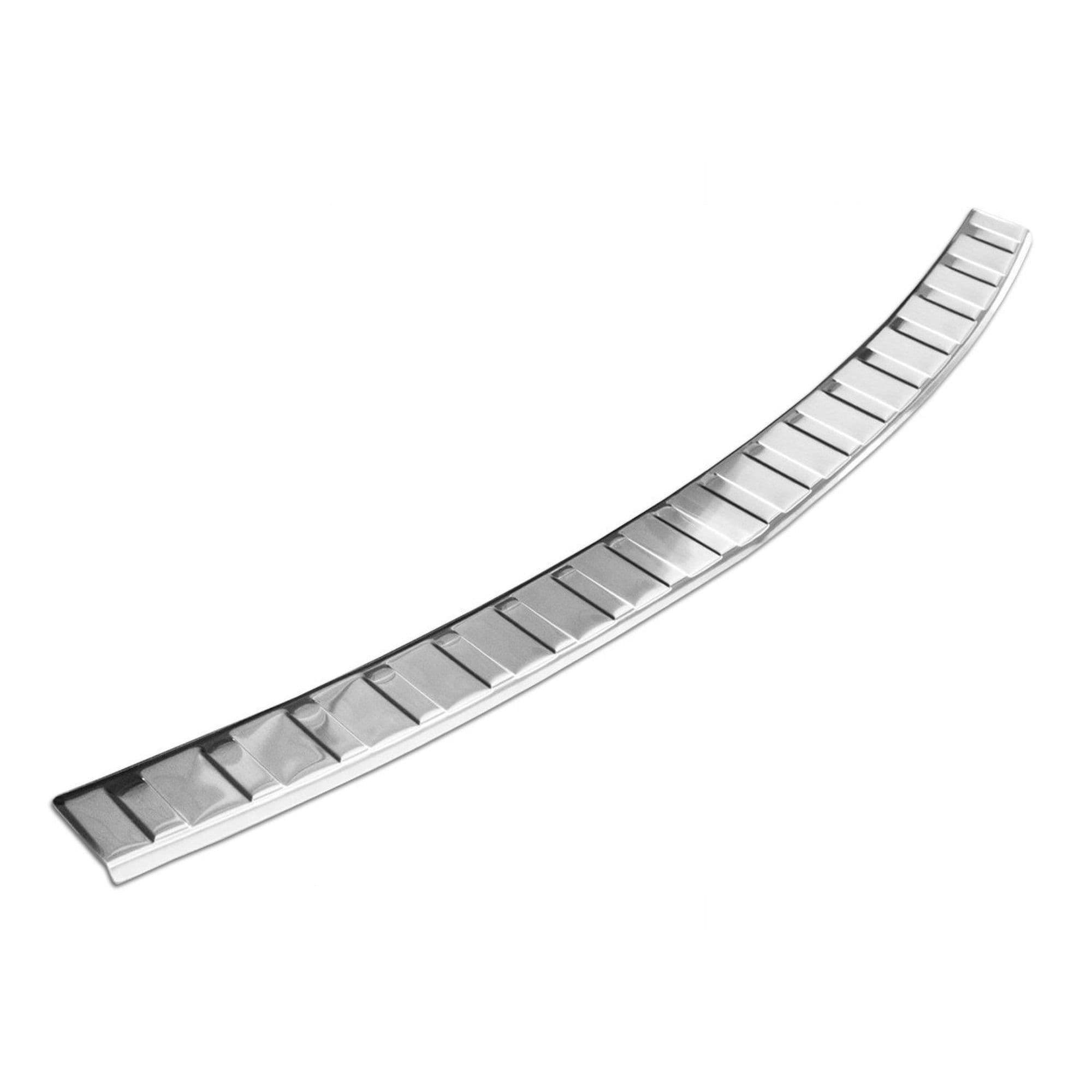 Rear bumper trim — Silver, Stainless steel, Brushed