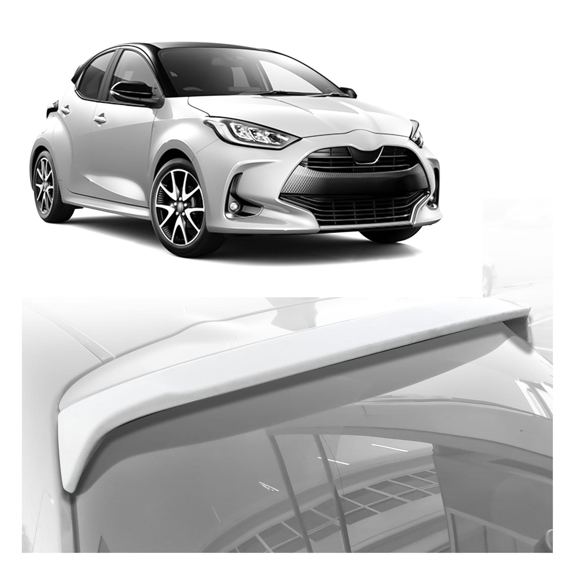 Roof spoiler — Polyurethane, For painting