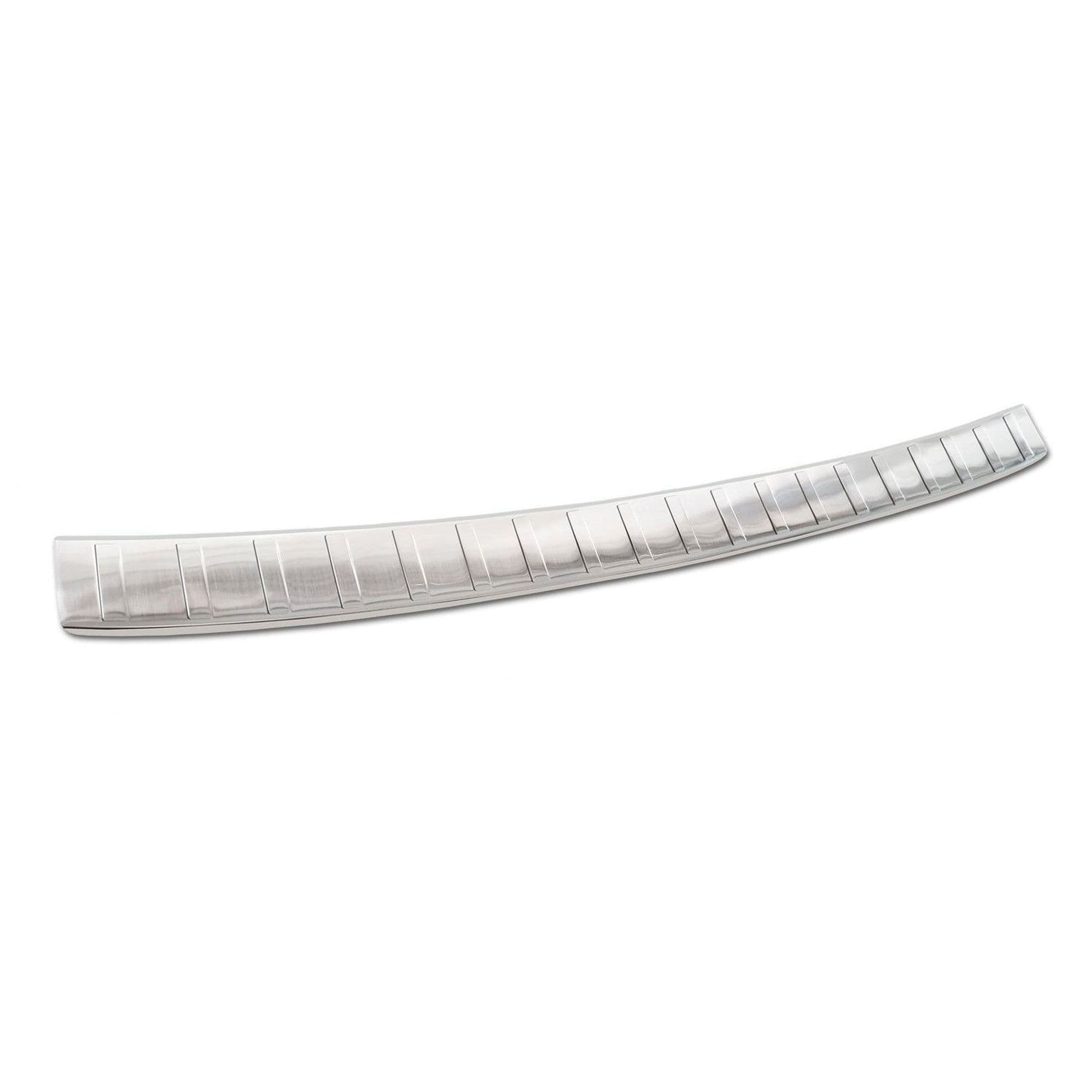 Rear bumper trim — Silver, Stainless steel, Brushed