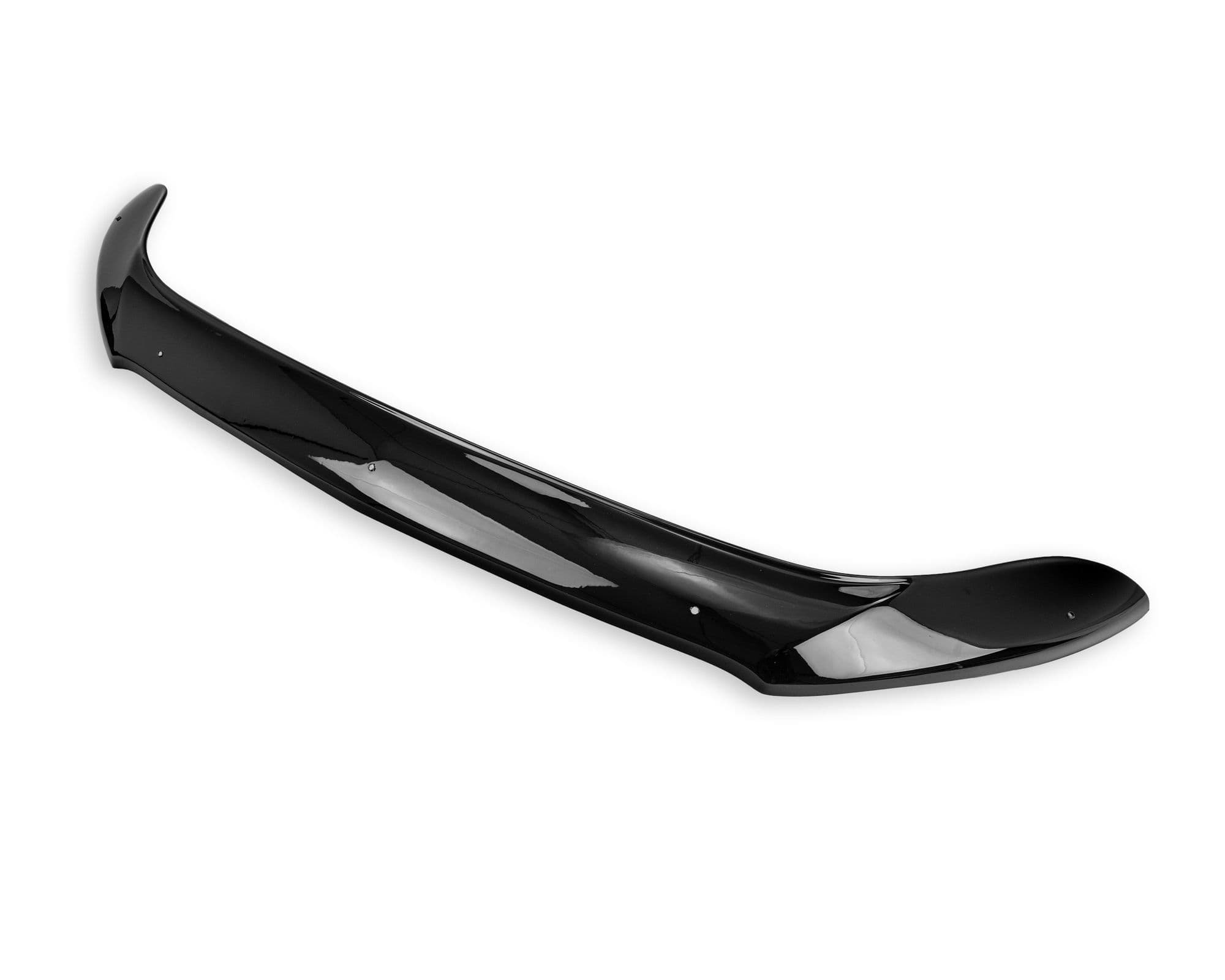 Bonnet guard — Black, ABS plastic, Shiny