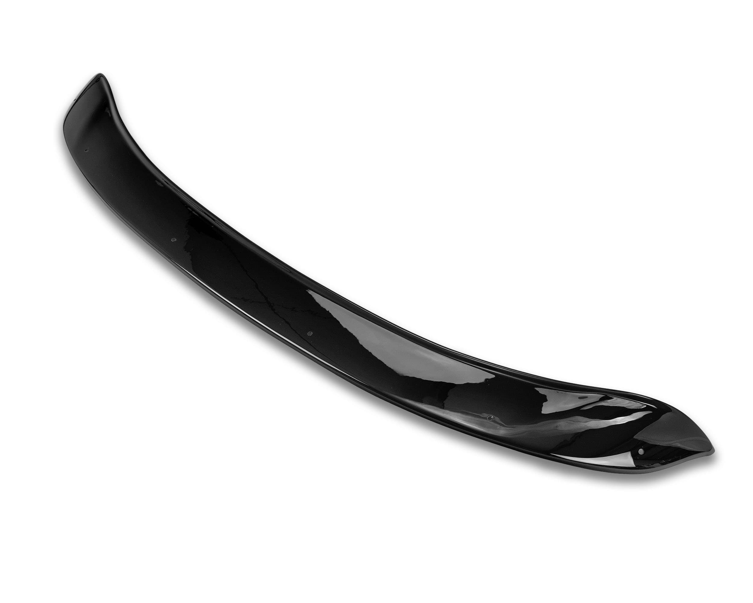 Bonnet guard — Black, ABS plastic, Shiny