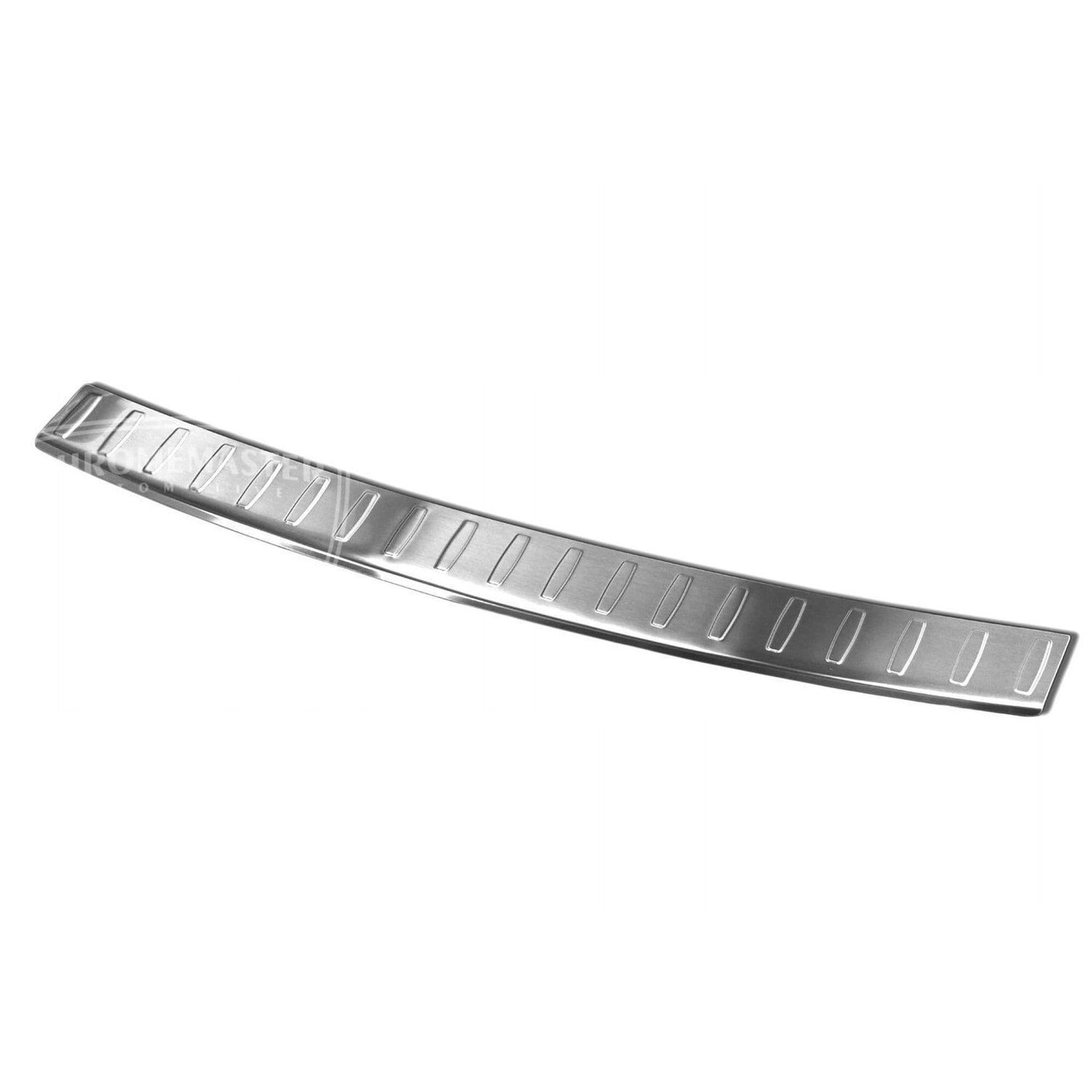 Rear bumper trim — Silver, Stainless steel, Brushed