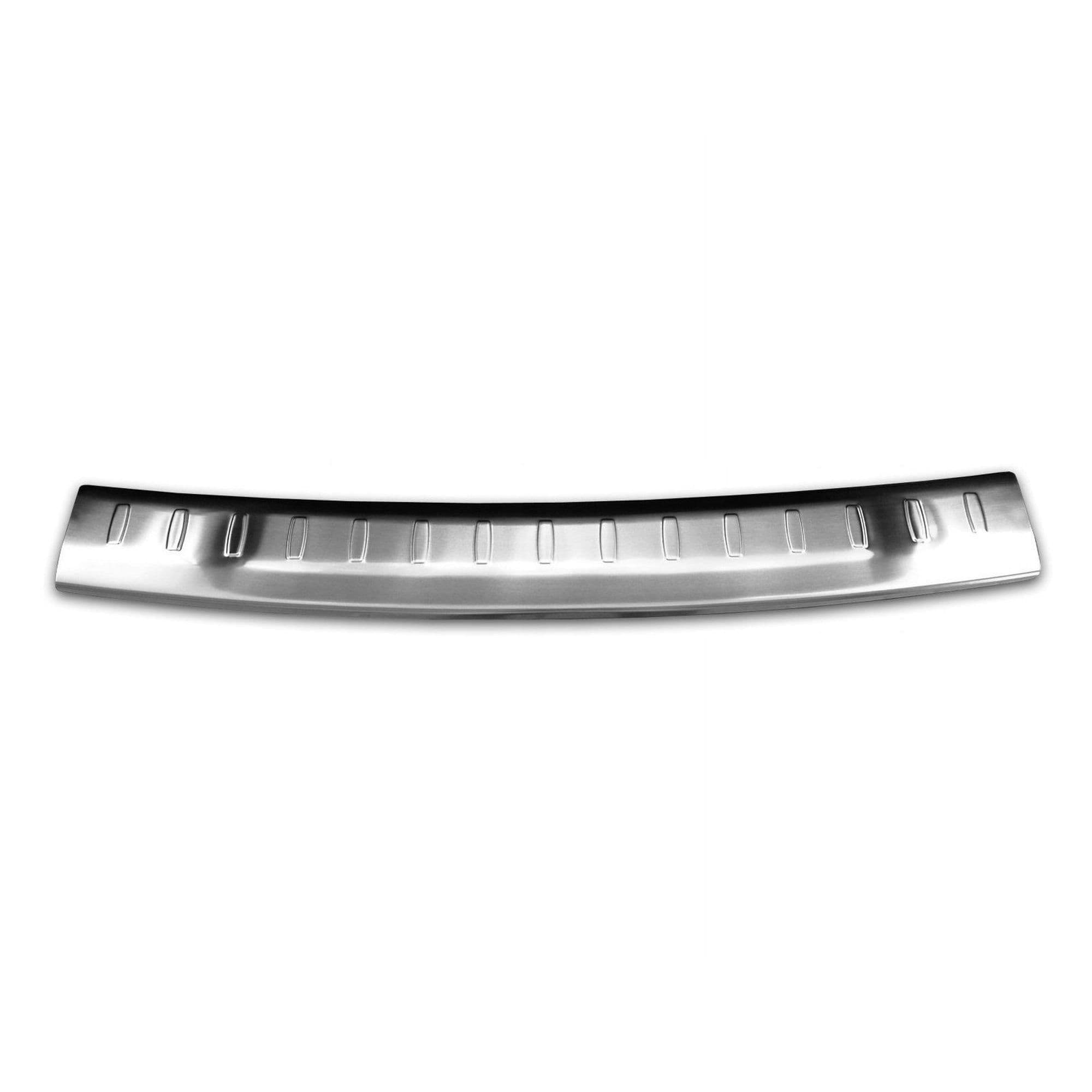 Rear bumper trim — Silver, Stainless steel, Brushed