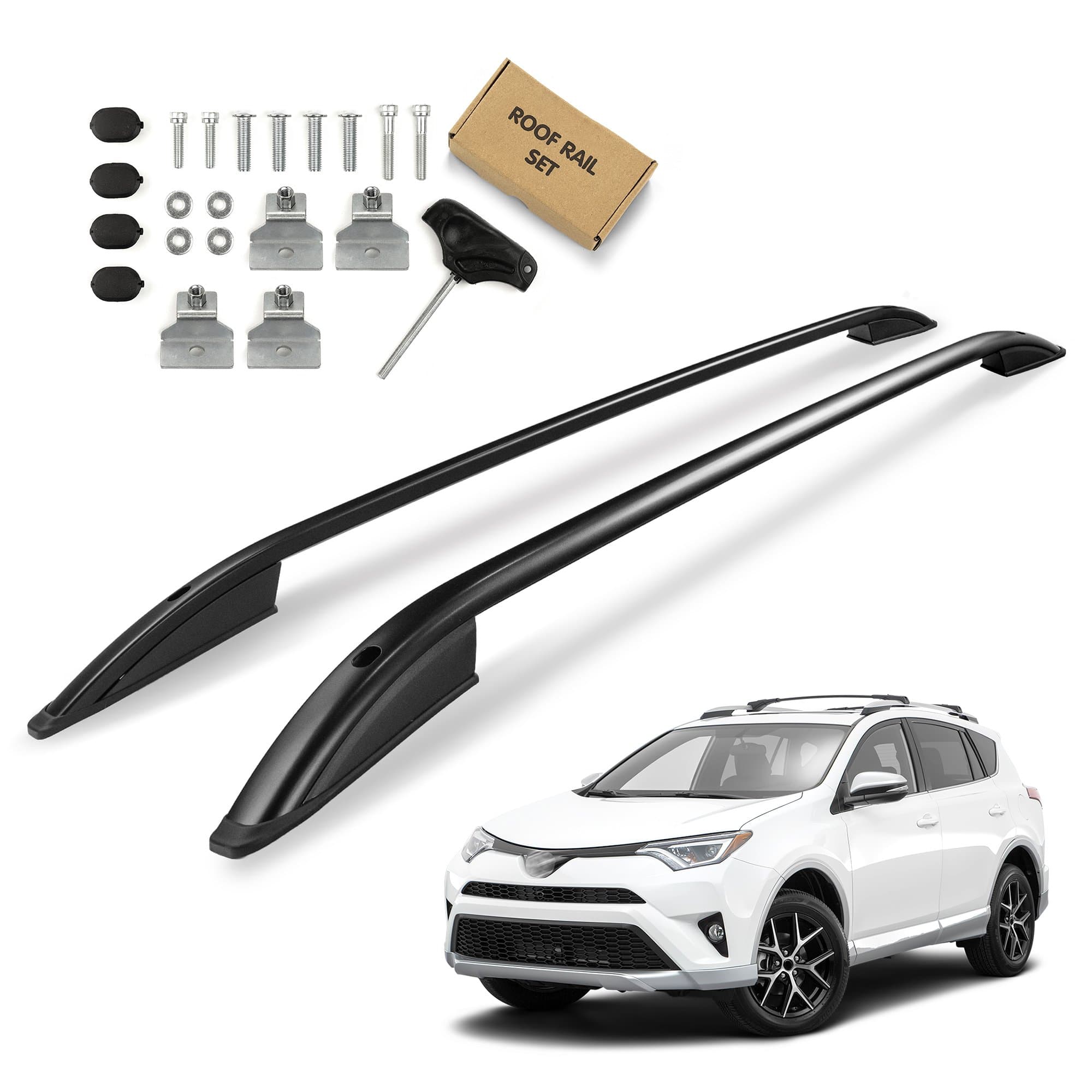 Roof rails SKYPORT — Black, Aluminum | Plastic, Painted