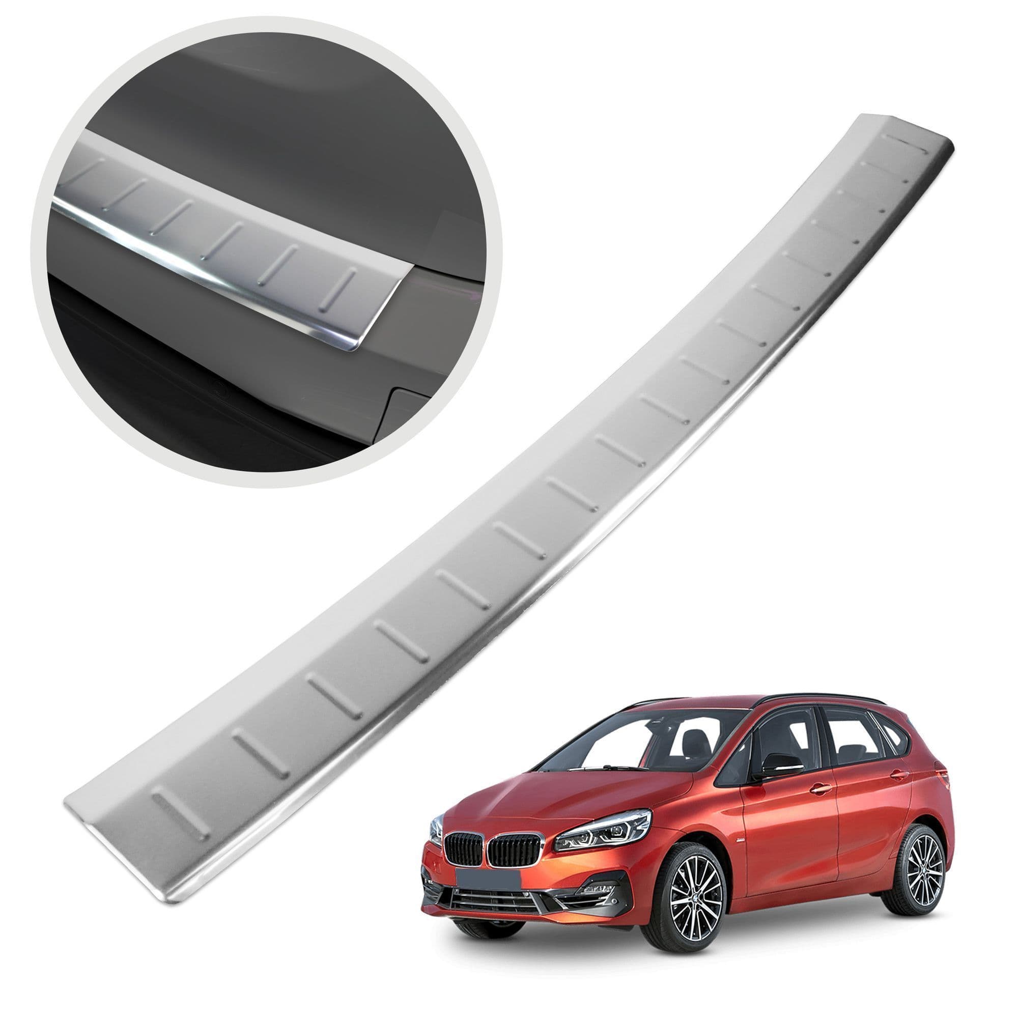 Rear bumper trim — Chrome, Stainless steel, Polished