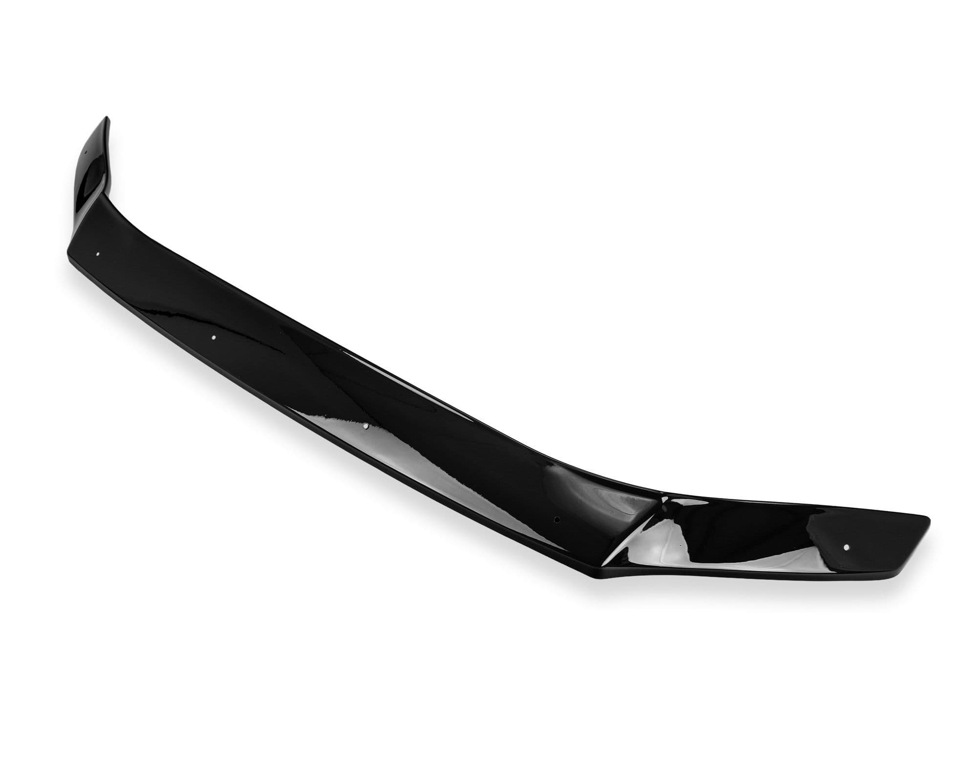 Bonnet guard — Black, ABS plastic, Shiny