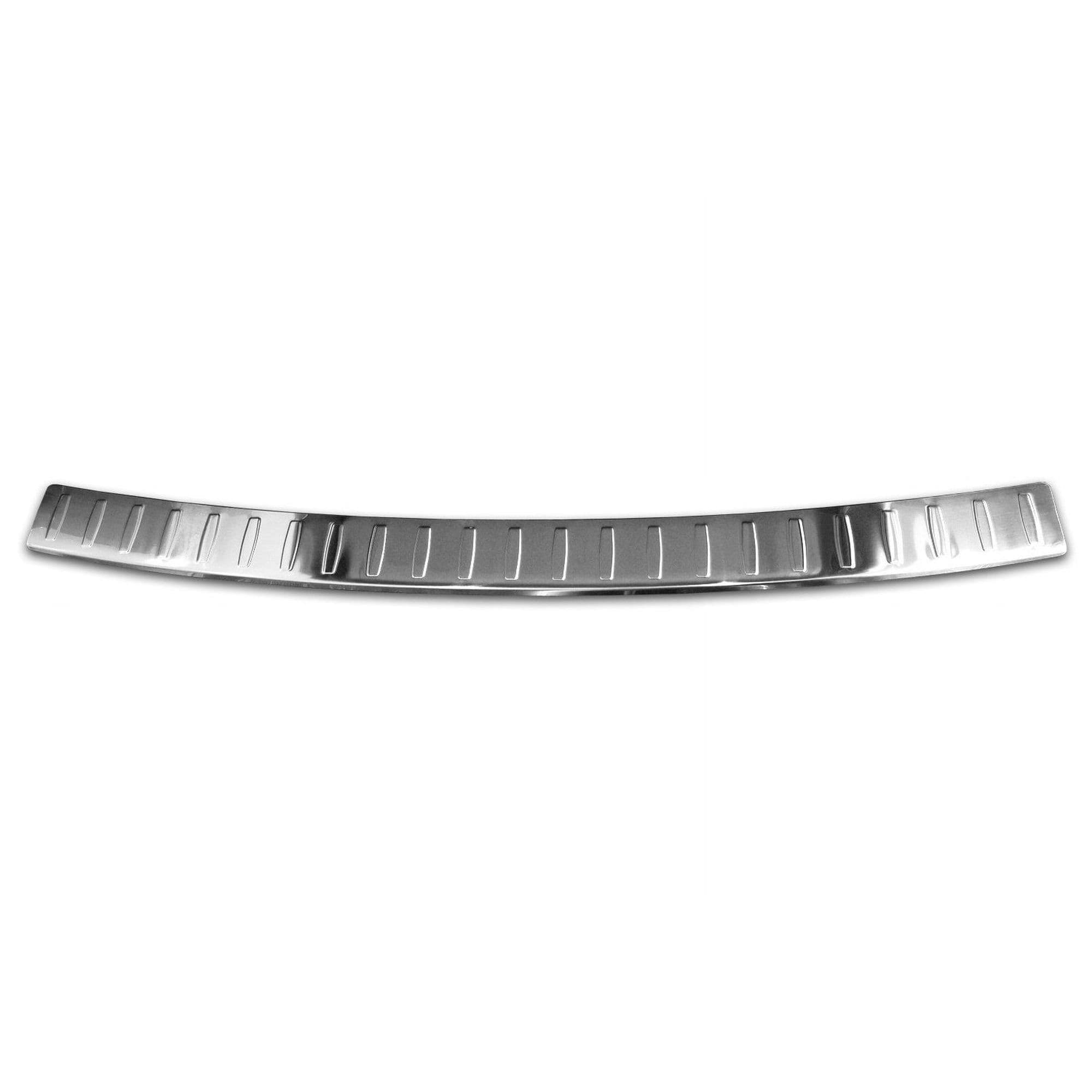 Rear bumper trim — Silver, Stainless steel, Brushed