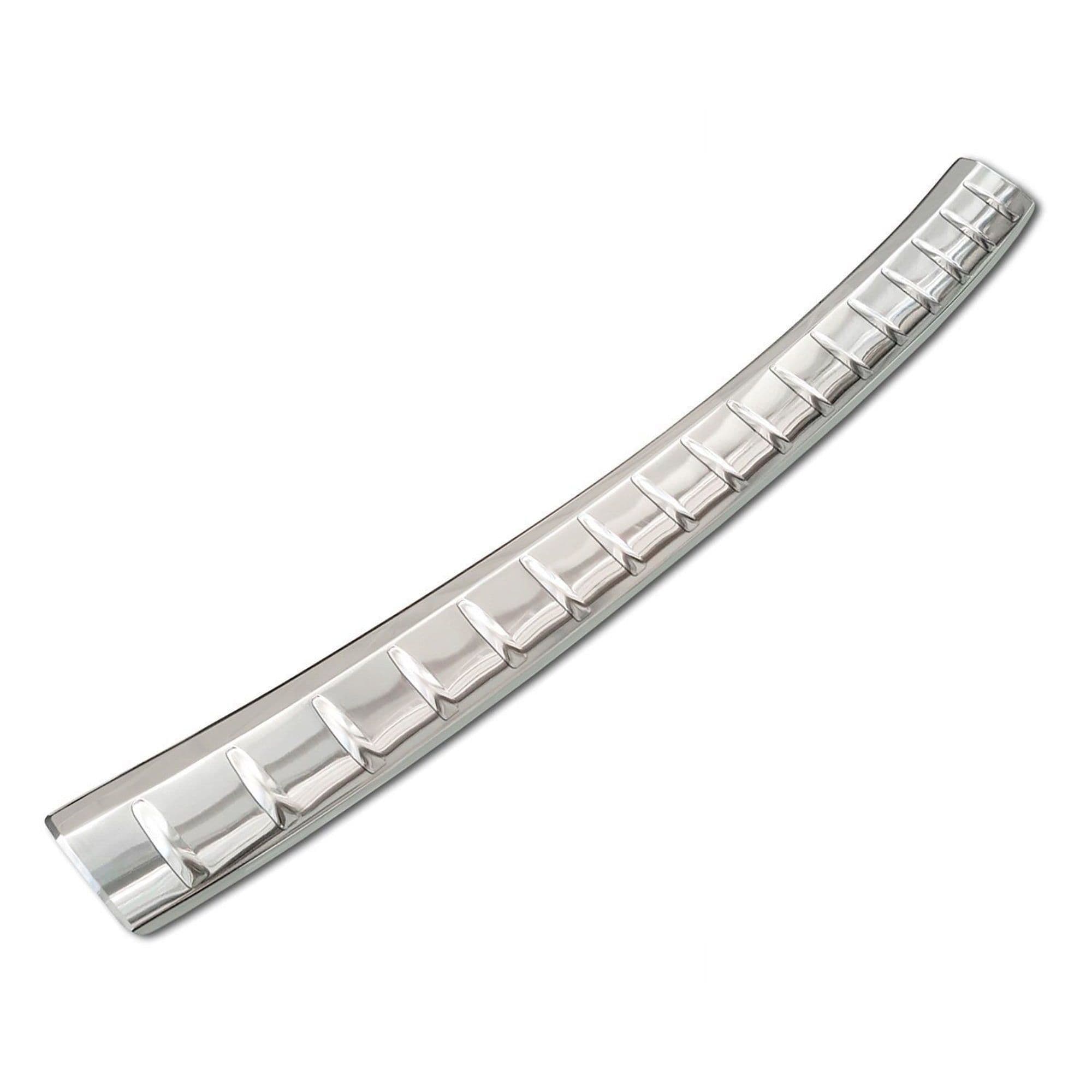 Rear bumper trim — Silver, Stainless steel, Brushed