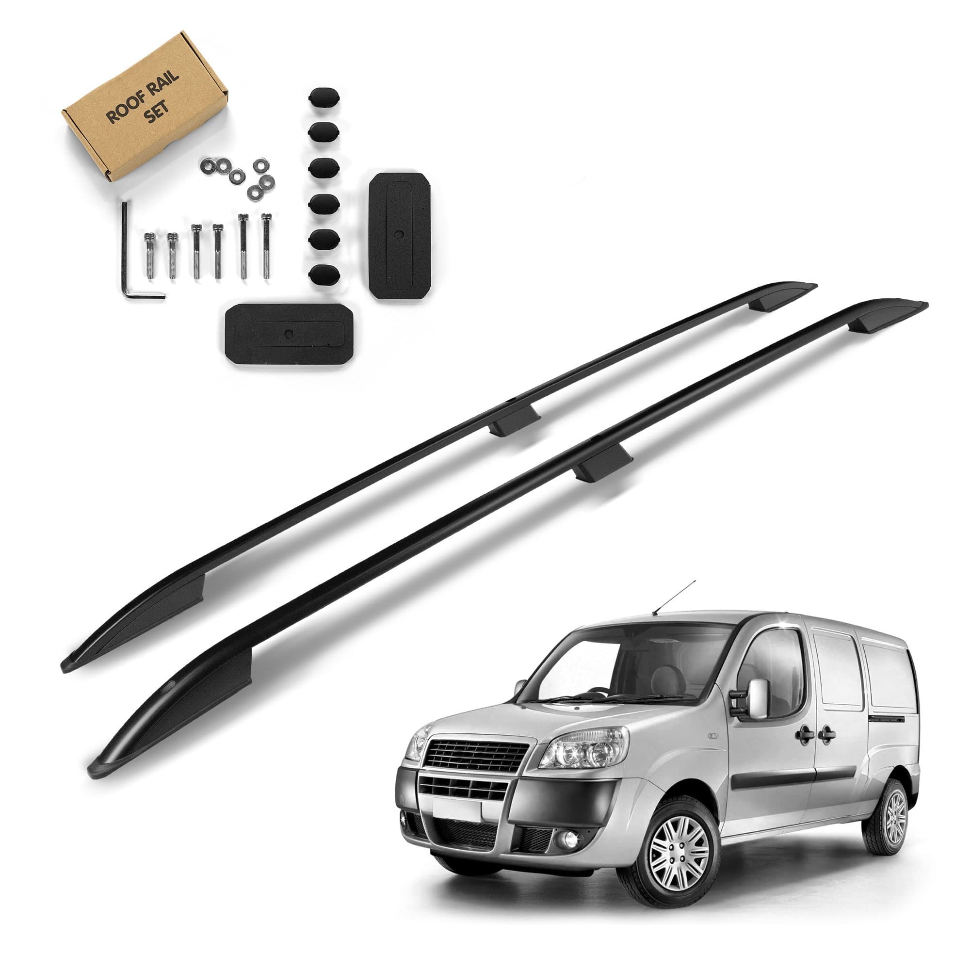 Roof rails SKYPORT — Black, Aluminum | Plastic, Painted