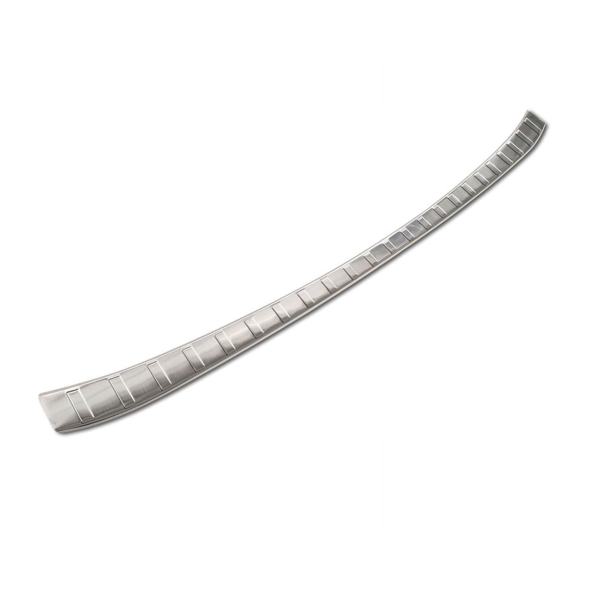 Rear bumper trim — Silver, Stainless steel, Brushed