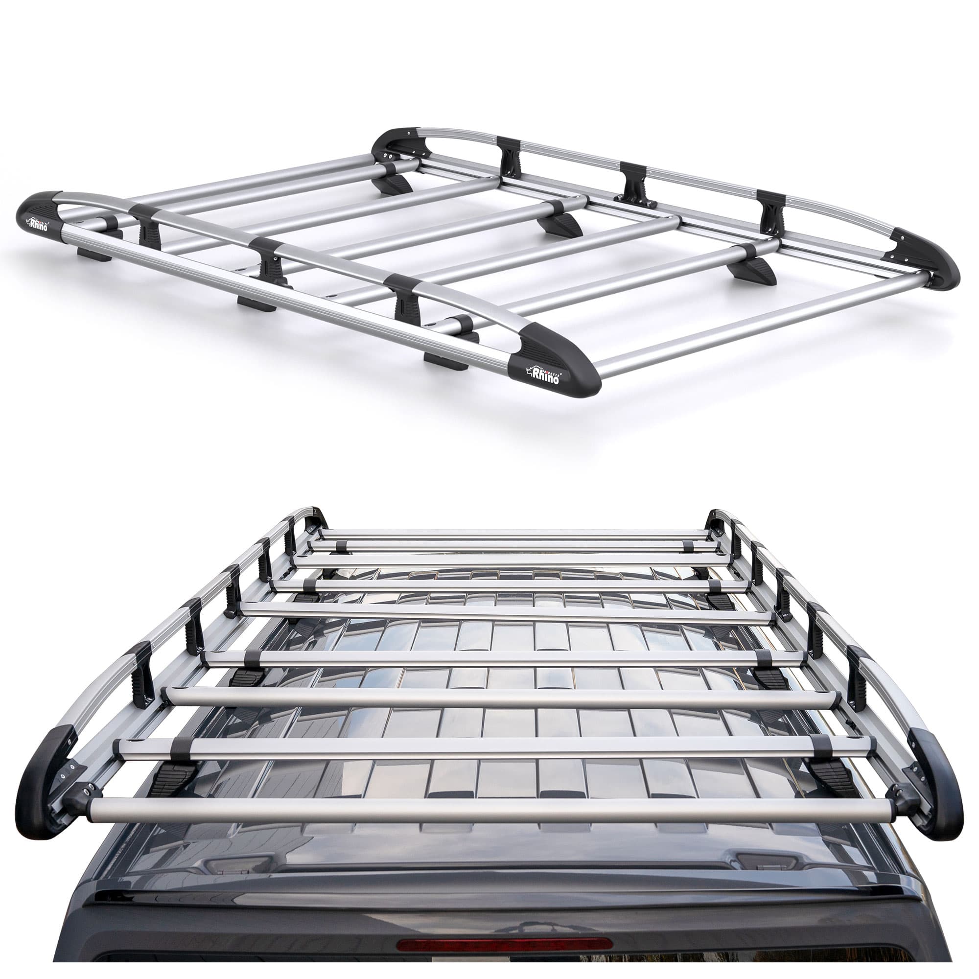 Roof platform KammRack — Silver, Aluminum | Plastic, Anodized