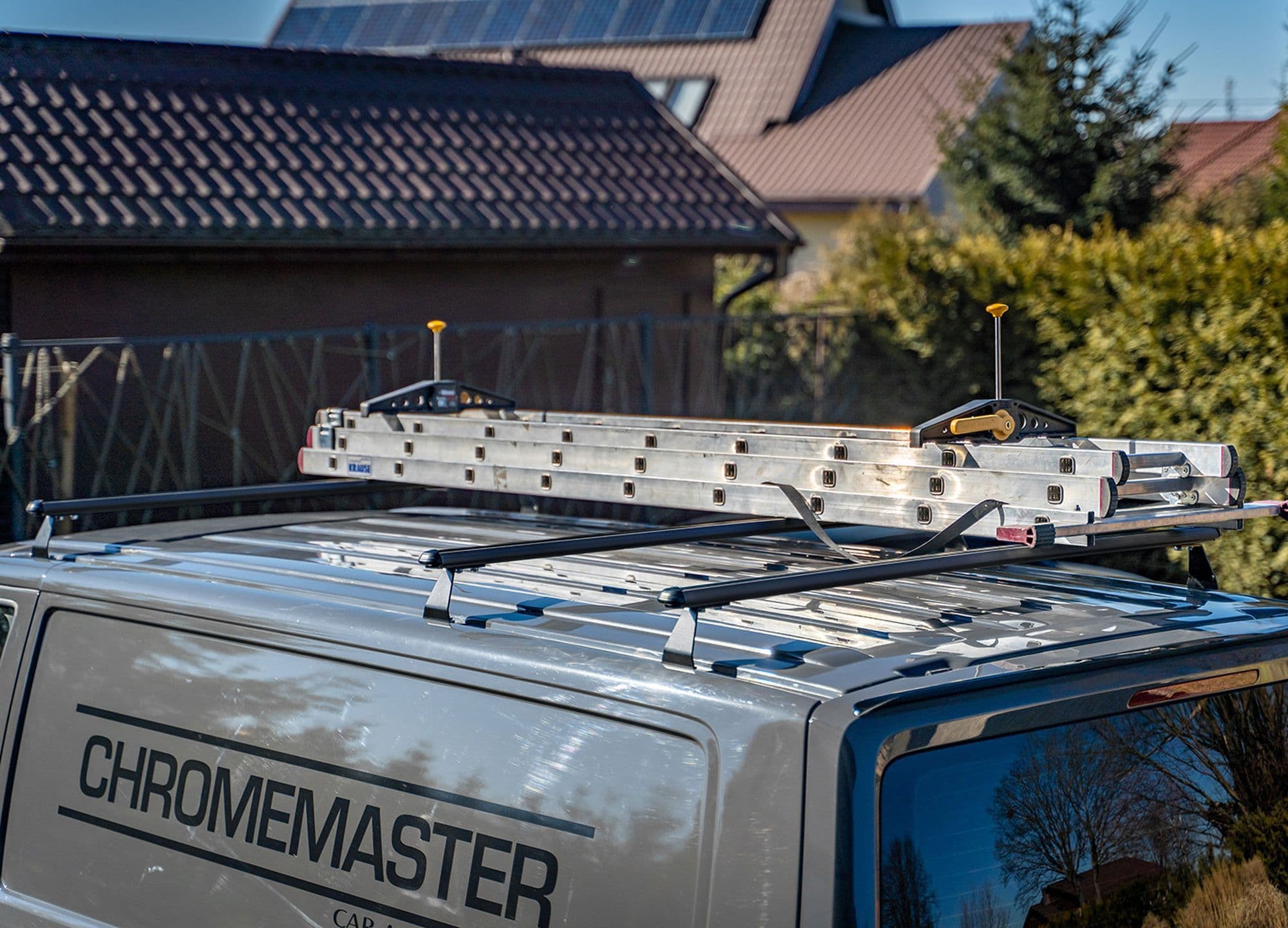Dachgepäckträger Heavy Duty — Schwarz, Aluminium, Lackiert