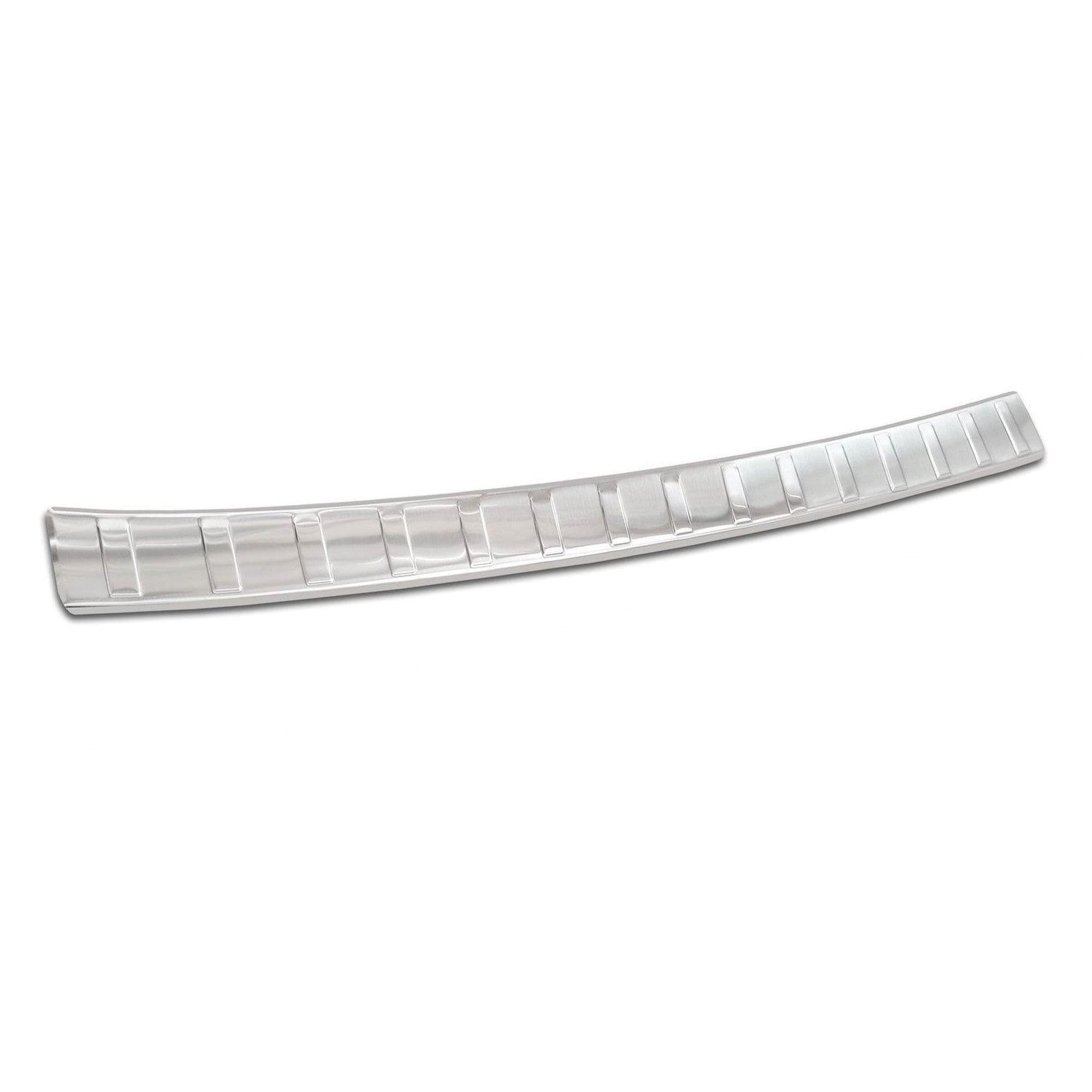 Rear bumper trim — Silver, Stainless steel, Brushed