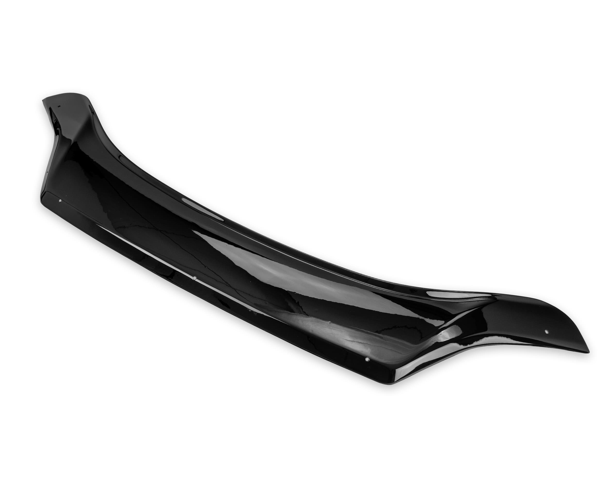 Bonnet guard — Black, ABS plastic, Shiny