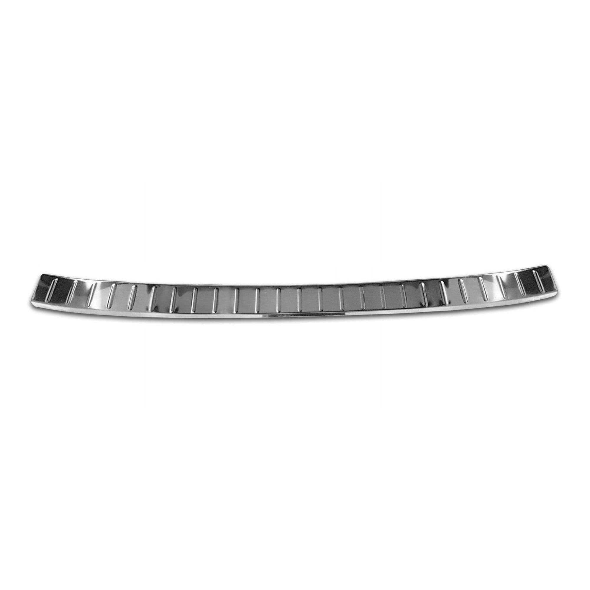 Rear bumper trim — Silver, Stainless steel, Brushed
