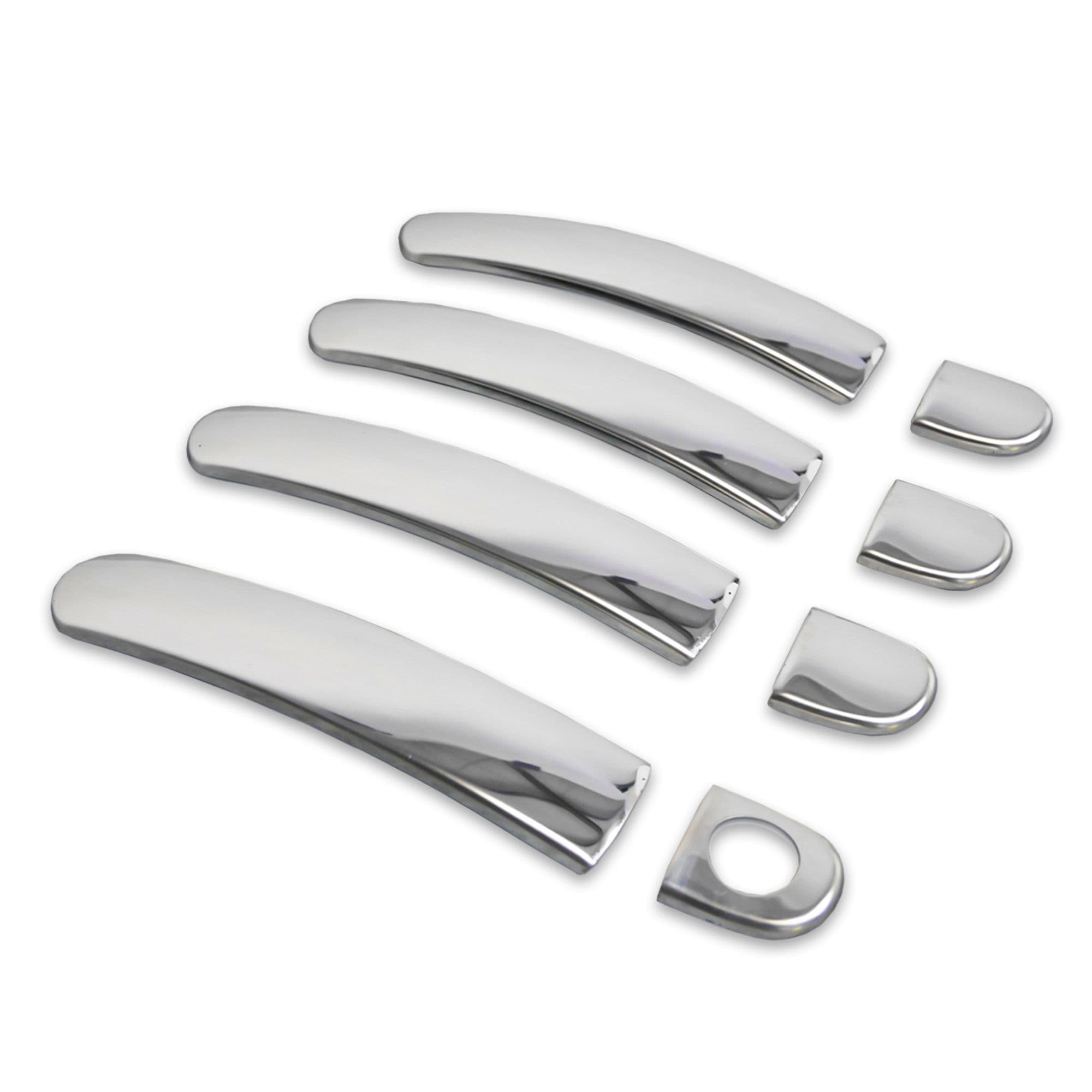 Handle covers — Chrome, Stainless steel, Polished